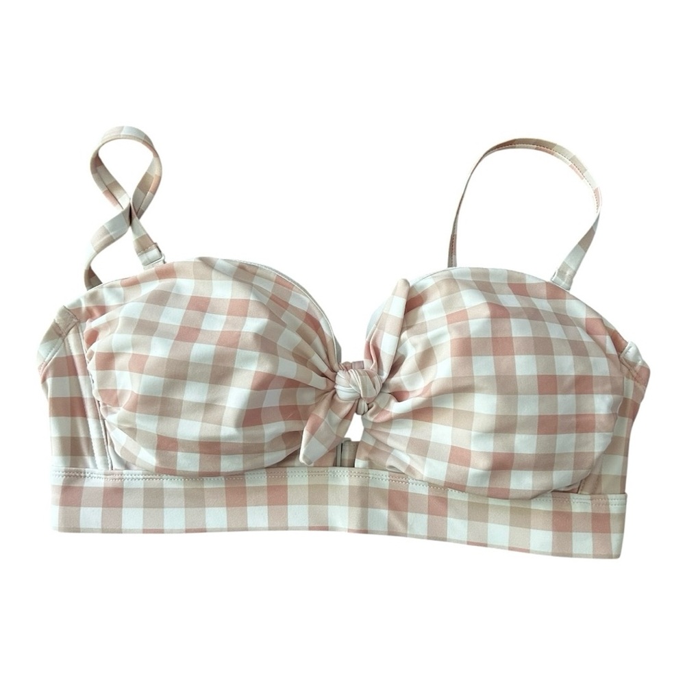 5/$25 Sale Kona Sol D/DD Buffalo check bikini top